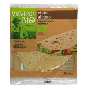 Piadina al farro PZ.3 confezione da GR.300