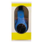 GroovePad, Cuffia Stereo Bluetooth con Microfono, colore blue