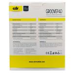 GroovePad, Cuffia Stereo Bluetooth con Microfono, colore grigio