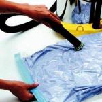 sacchetti sotto vuoto, per vestiti, confezione da 10 sacchi buste salva spazio xl per il sottovuoto 60 x 80 cm space bag