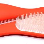 Entwirren, Entwirren der Haare, Farbe Orange innen rosa