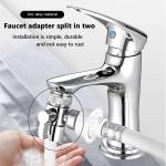 Deviatore adattatore per miscelatore con rubinetto, per doccia, lavatrice, 3 vie, acciaio inox, con adattatori, M22