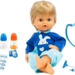 Cicciobello Bua, la poupée réactive de Baby Care, avec des accessoires interactifs et des combinaisons de jeu infinies, pour les filles, à partir de 2 ans, CCB69000