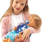 Cicciobello Bua, la poupée réactive de Baby Care, avec des accessoires interactifs et des combinaisons de jeu infinies, pour les filles, à partir de 2 ans, CCB69000