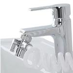 Douche Easy Universelle, douche pour lavabo, flexible, facile à installer, fixation bioadhésive, pratique et compacte, blanc