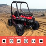 Macchina Elettrica, Quad elettrico mini per bambini, da 3-8 anni, colore rosso e nero, HOMCOM