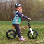 Fahrrad ohne Pedale für Kinder von 2-5 Jahren mit höhenverstellbarem Sitz und Lenker, Farbe schwarz