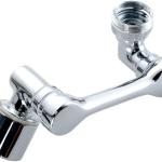 Mitigeur pivotant avec 2 fonctions de pulvérisation, extension de cuisine multifonctionnelle, adapté au filetage extérieur M20 M22 M24, pivotant à 1440°.