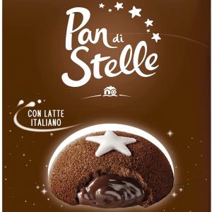 Pan di Stelle Mooncakes, collation sucrée pour le goûter, 6 collations