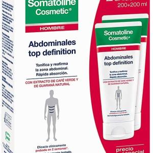 Somatoline pour hommes, Top Definition Sport Cool, traitement des abdominaux, pour des abdominaux définis, 2 paquets 200+200