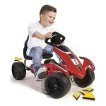 Go-Kart mit Pedalen für Kinder, Feber, rot und schwarz