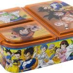 Boîte à goûter DRAGON BALL, avec 3 compartiments, pour enfants, contenant alimentaire