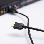 HDMI-Kabel, 3 m 4K, Highspeed mit 18 Gbps Ethernet, 4K@60 Hz, 2160p, Schwarz