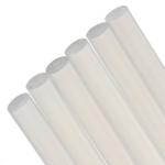 Bâtons de colle chaude en silicone, 6 bâtons de colle chaude transparents 10.5 x185 mm, transparents, Pincello