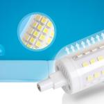 Lampada LED, R7S 78 mm, 4.9 Watt, 220-240V, 3000K, 500 lumen