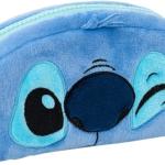 Boîte en peluche, collège primaire, fille, Stitch Disney, 20x9x5cm tissu peluche
