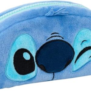 Boîte en peluche, collège primaire, fille, Stitch Disney, 20x9x5cm tissu peluche