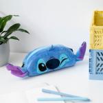 Boîte en peluche, collège primaire, fille, Stitch Disney, 20x9x5cm tissu peluche