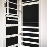 Armadio porta gioielli bigiotteria da appendere con specchio montaggio a parete 119 x 35 x 9 cm
