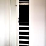 Armadio porta gioielli bigiotteria da appendere con specchio montaggio a parete 119 x 35 x 9 cm