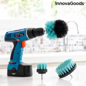 Brosse pour un nettoyage facile des volets roulants, jantes, moquettes, lot de 3 brosses