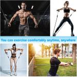 Élastique bandes fitness ensemble de 5 bandes de résistance de gym à la maison