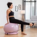 Ballon d'exercice, Gymball avec bandes élastiques pour le yoga et le fitness