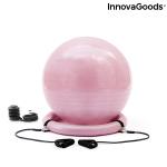 Ballon d'exercice, Gymball avec bandes élastiques pour le yoga et le fitness