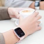Montre intelligente, carrée, en verre incurvé, avec moniteur de fréquence cardiaque et de pression artérielle 