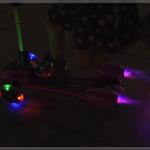 Monopattino Trottinette 3 Ruote per Bambini 3 a 14 anni con luci musica e vapore, colore rosa