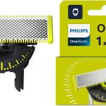 Philips OneBlade 360, Ersatzklinge für OneBlade QP410/50 aus rostfreiem Stahl, widerstandsfähig, zum Rasieren, Einstellen und Beenden, Modell QP410/50