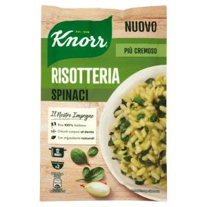 Risotto épinards, plus crémeux, 175 g, Knorr