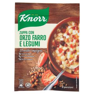 Soupe, soupe à l'orge, à l'épeautre et aux légumineuses, 3 portions, 120 g, Knorr