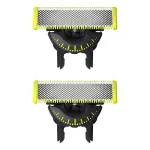 Philips OneBlade 360, set ada 2 lame, per OneBlade QP410/50 in acciaio inossidabile, resistente, per radere, regolare e rifinire, modello QP410/50