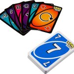 UNO FLIP! Das legendäre Kartenspiel für die ganze Familie, in einer neuen elektrisierenden Variante, mit doppelseitigem Deck und einer speziellen FLIP-Karte