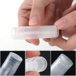Tube, Stick, stick de baume à lèvres vide, stick de brillant à lèvres, pour rouge à lèvres, récipient vide, avec bouchon et vis de régulation, contenu 5g