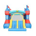 Grand château gonflable, double toboggan, jeu pour enfants, tapis sauteur, Happy Hop