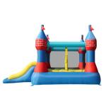 Grand château gonflable, double toboggan, jeu pour enfants, tapis sauteur, Happy Hop
