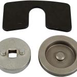 Kit de réparation des pistons de frein avec 3 plaques d'adaptation, essieu avant + essieu arrière, modèle universel