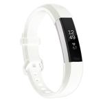 Fitbit Alta HR, Cinturino sportivo, Edizione Speciale, Morbido, bianco