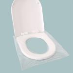 Couverture de toilette jetable en plastique jetable