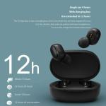 Xiaomi Redmi AirDots, Écouteurs sans fil, Bluetooth V5.0 TWS, couleur noire