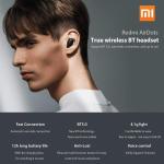 Xiaomi Redmi AirDots, Écouteurs sans fil, Bluetooth V5.0 TWS, couleur noire