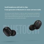 Xiaomi Redmi AirDots, Écouteurs sans fil, Bluetooth V5.0 TWS, couleur noire