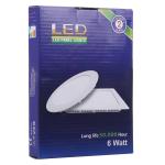 Eingebauter Strahler, natürliches weißes Licht, rund, 6 Watt