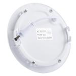 Faretto ad incasso bianco rotondo 6 watt led luce bianco caldo